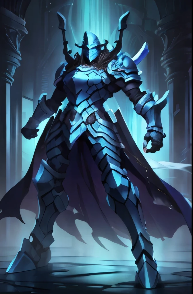 Absolute Ocean Blue Male Paladin 