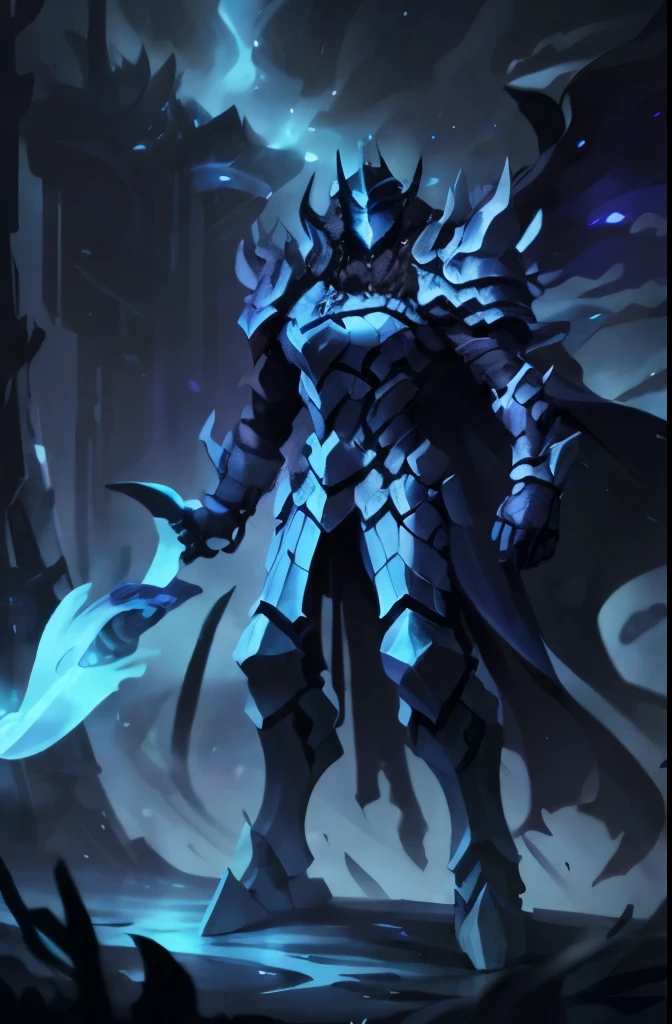 Absolute Sea Dark Blue Male Paladin