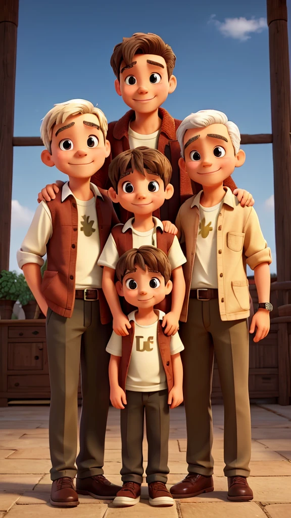 Create a family with just two brothers, one old and one young