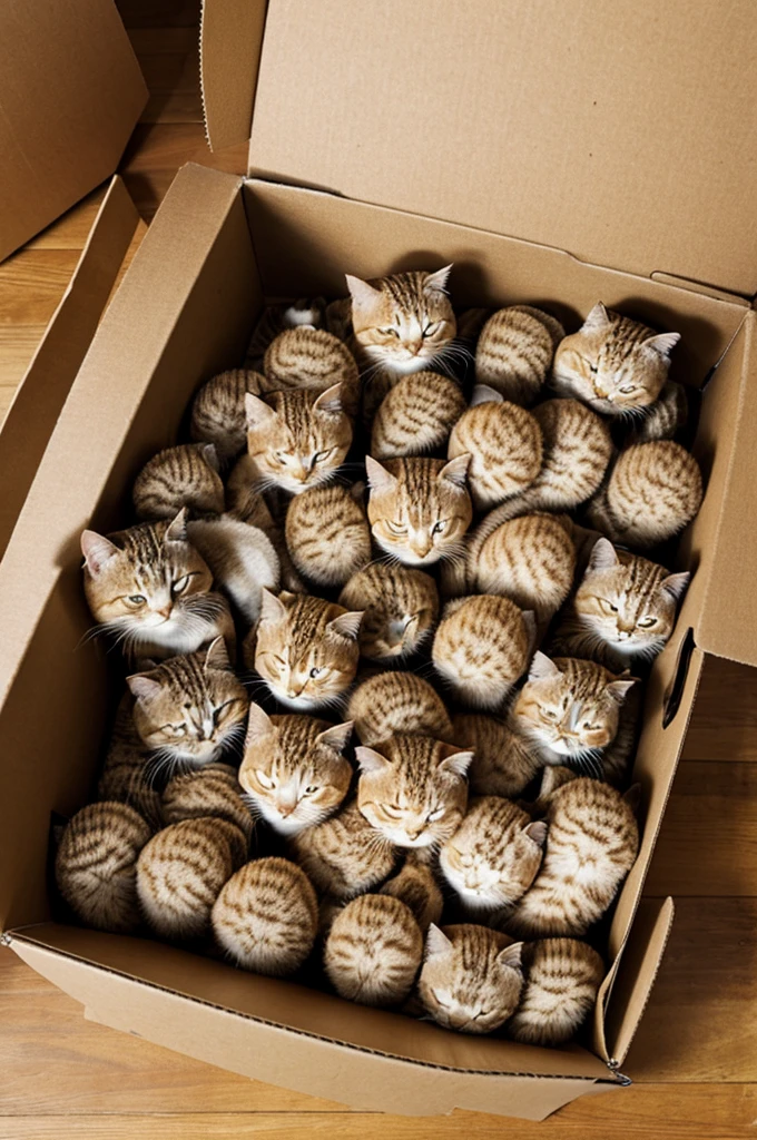Cat poop in a box