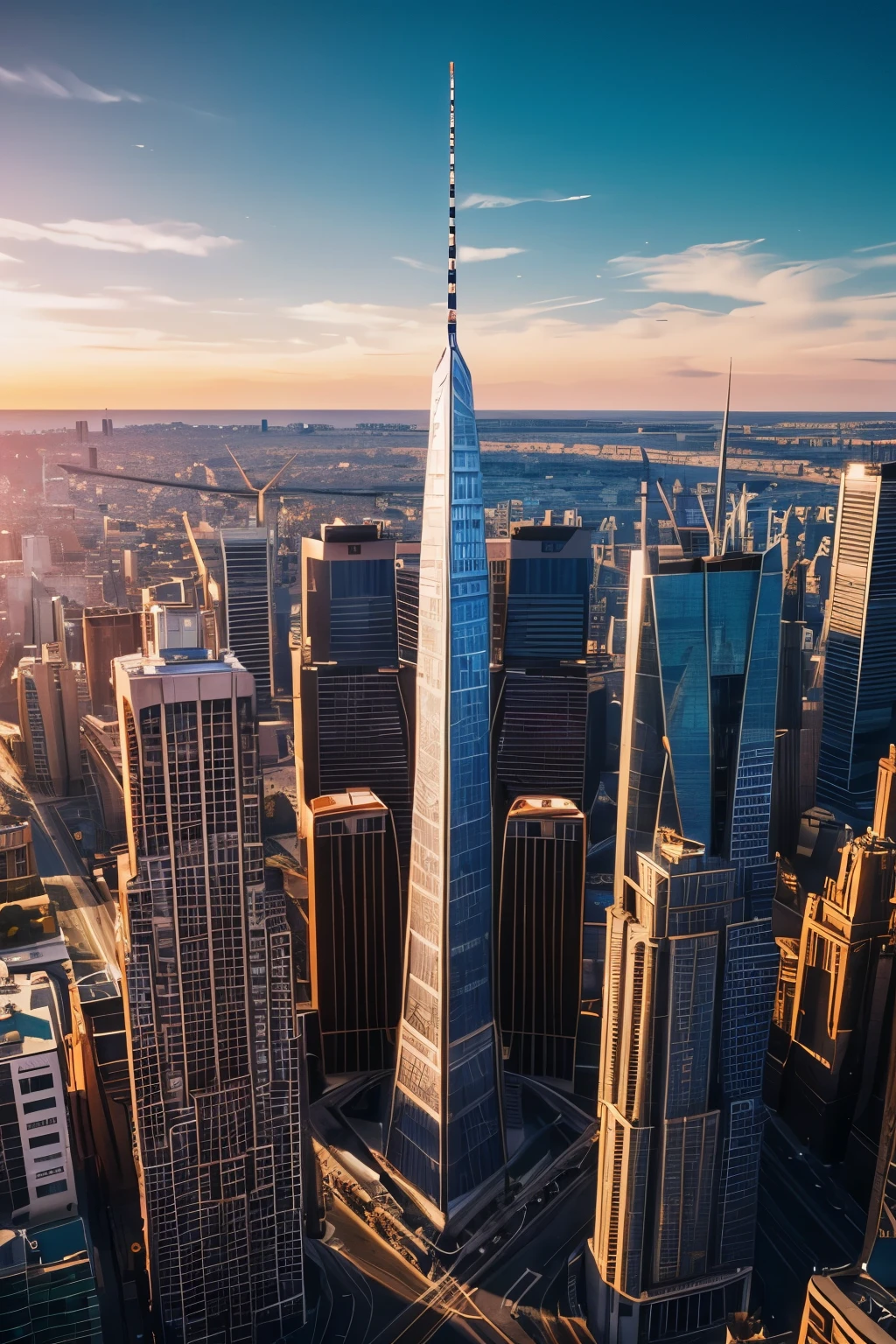 (extremely detailed CG unity 8k wallpaper),(masterpiece), (best quality), (ultra-detailed), (best illustration),(best shadow), city background, ,BREAK ,  P90christmas, eyewear on head, , 