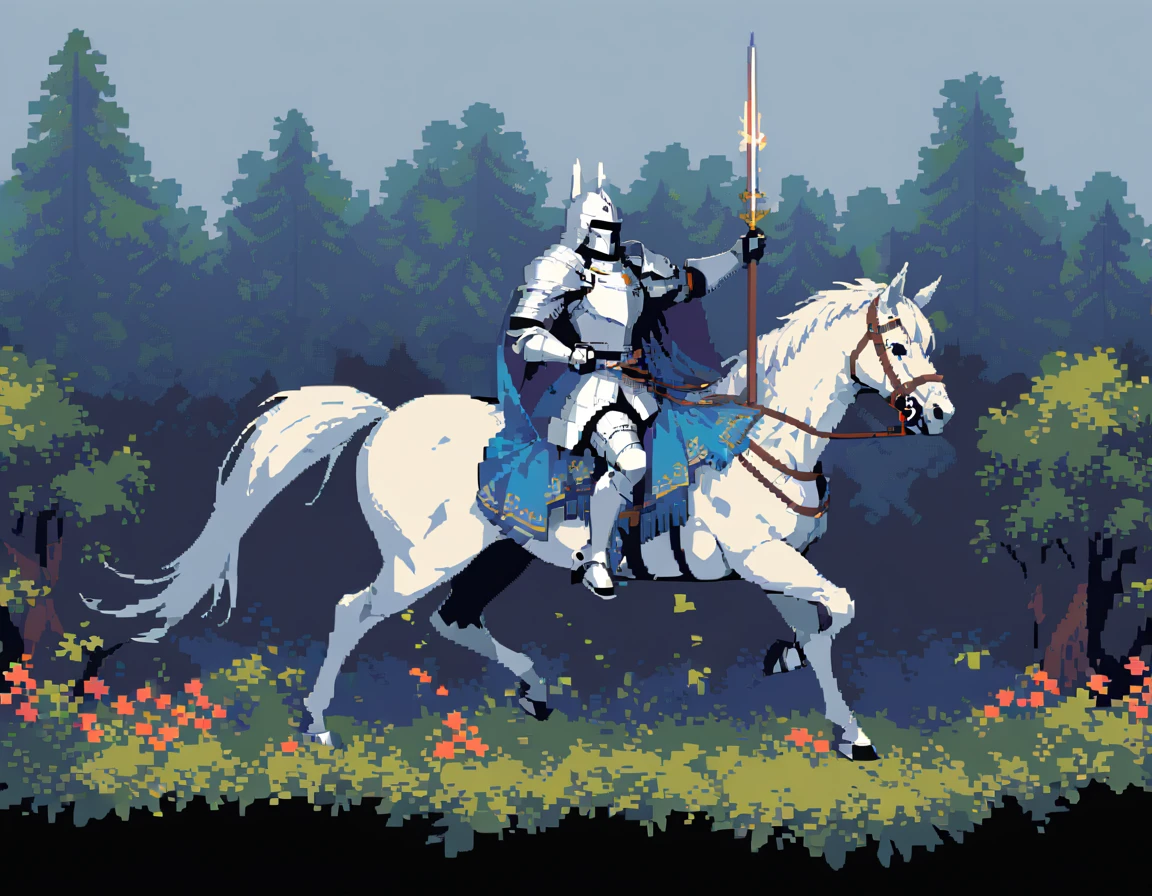 Pixel Art,Pixelated,8 bit,Retro game,Dim colors,Retro Style,Pixel animation,Low resolution,Dark Style,knight,拿剑的knight,Transparent Background,Transparent Background
