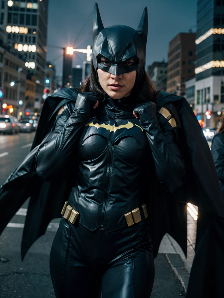 Chapolim with Batman clothes