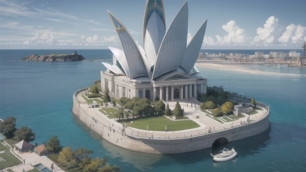 Opera House in the Sunken City、An illustration