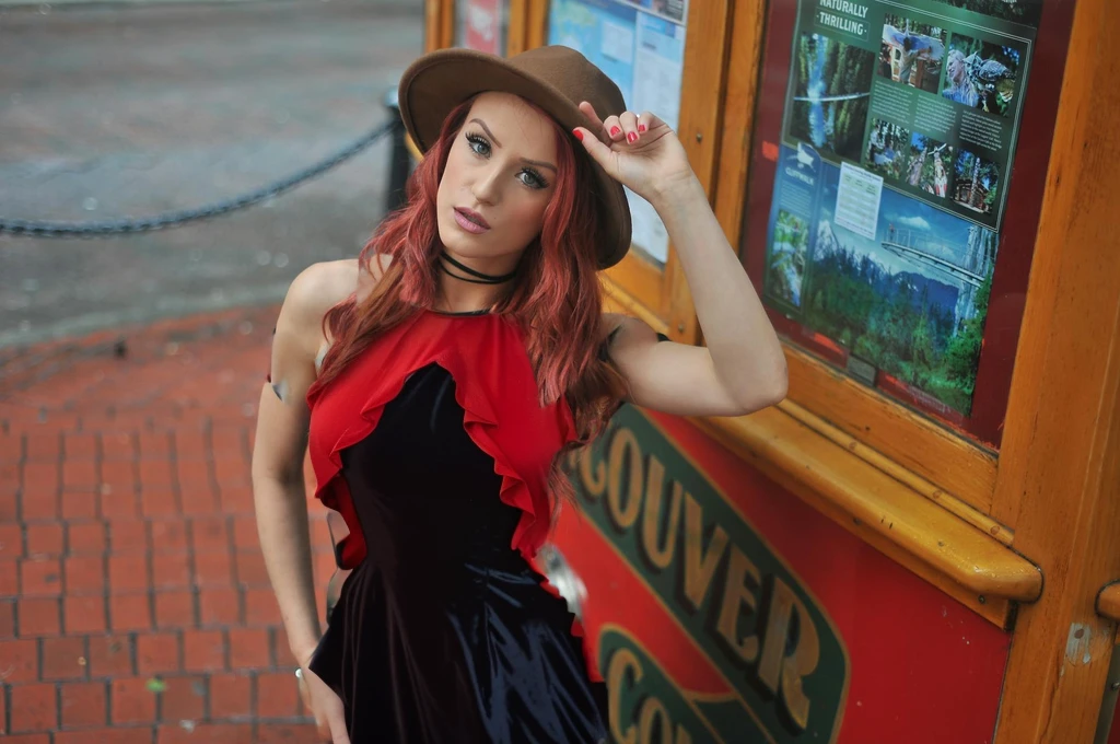 Red dress