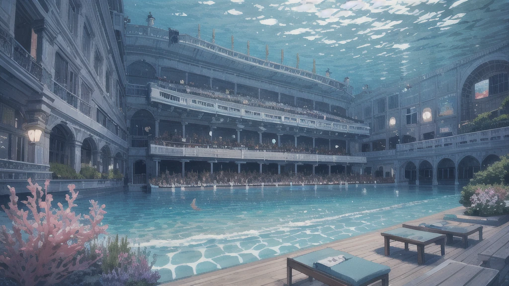 Underwater Opera House、In the water、An illustration