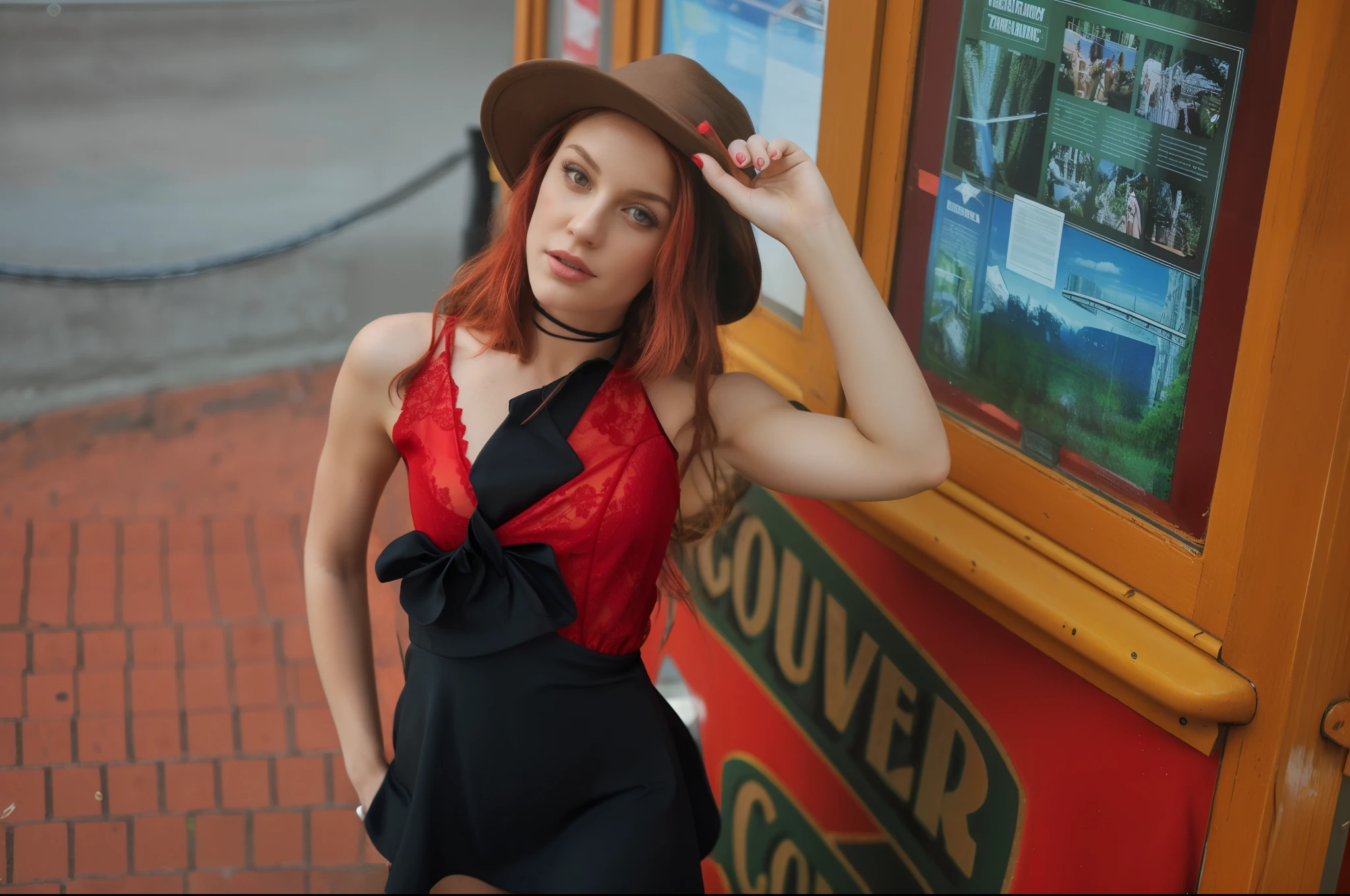Red dress
