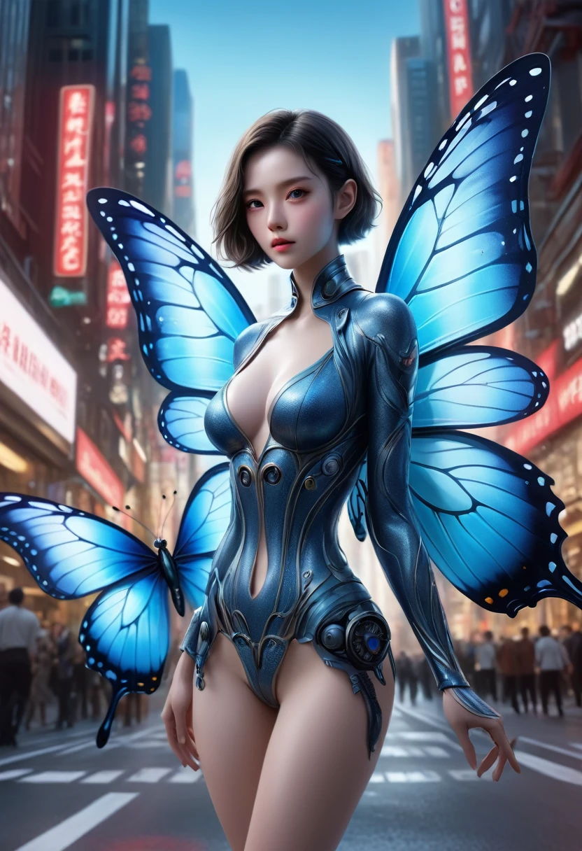 Epic CG Masterpiece, Human Development Report,Digital tunneling microscope, Quanha, 32k, Ultra-detailed graphic tension, Dynamic poses, Stunning colors, 3d rendering, surrealism, Movie-level lighting effects, realism, 00 Renderer, Surreal, full-body shot, Super Vision, Ultra wide angle, HD Collection Short Hair Blue Butterfly
(Wide-angle lens, Wide-angle lens,panoramic:1.2),Super Vision, Ultra wide angleLow Angle shooting, Ultra wide angle镜头,
