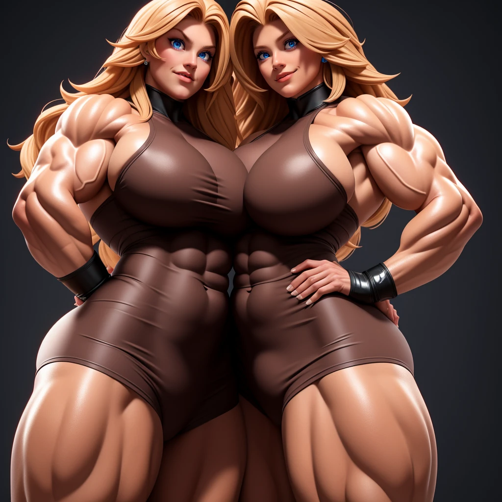Massive muscle mommy, milf, highly detailed, dynamic, masterpiece 8k