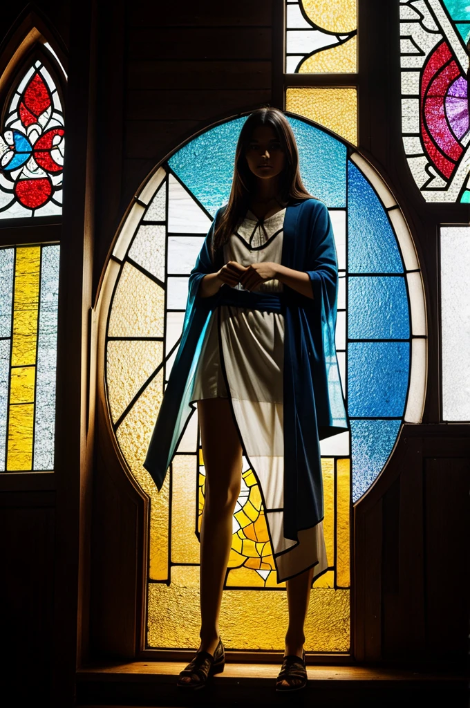 turn into stained glass