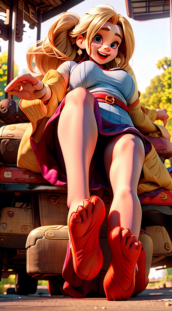 full body, action pose, harley quinn, skirt, mushrooms, woman, (((from below))), busy forest, foreshortening, (seductive pose), laughing, crazy sitting pose, large breasts, happy,, photorealistic, masterpiece, realistic, high contrast, hyper detailed, best quality, ultra high res, photorealistic, high resolution, detailed,woman, (((from below))), busy forest, foreshortening, (seductive pose), laughing, crazy pose, large breasts, big , huge breasts,happy, blonde hair , photorealistic, masterpiece, realistic, high contrast, ugn kata, hyper detailed, best quality, ultra high res, photorealistic, high resolution, detailed