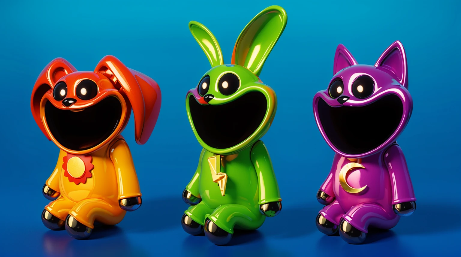 Create an image of colorful individual sections. The object must have transparent walls and be divided into compartments of different colors: red, purple and green. Each section should be clearly visible through transparent walls. The background of the image should be a bright blue color, highlighting the bright and playful design of the terrarium. cartoon key frame rendering, cute 3D rendering, Shiny metallic,Create ultra sharp цветной рендеринг zbrush. perfect cgi, cgi art created only with gradients, smooth silhouette, Create ultra sharp skin, high intensity refraction, (plastic material), most beautiful vfx, blue background, plastic refractions, glossy texture, smooth 3d model, multiple light sources, rim light, sharp post effects render, (glossy plastic texture with multiple big light probe refractions), perfect cgi, cgi art created only with gradients, smooth silhouette, high intensity refraction, (plastic material), most beautiful vfx, blue background, plastic refractions Create ultra sharp