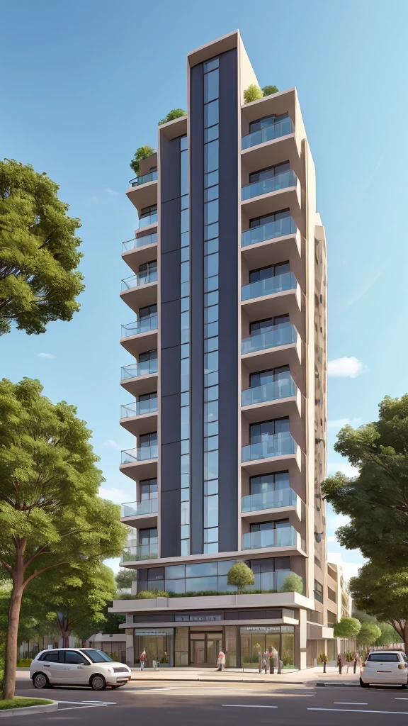 ### Project Overview:
We are planning to construct a four-story building on a designated plot of land located on a main road in the city. This building will serve as a multi-purpose space, accommodating commercial, residential, and possibly office spaces. Below are the detailed requirements and guidelines for the project:
### Location:
- The plot is located on a main road in the city, ensuring high visibility and accessibility.
- Ensure that the design complies with local zoning regulations and urban planning codes.
### Building Specifications:
#### General:
- The building will have four floors (G+3).
- The total built-up area should optimize the plot size, adhering to FAR (Floor Area Ratio) regulations.
#### Ground Floor:
- The ground floor should be designed for commercial use.
- Include space for 2-3 retail shops with front-facing entrances.
- Ensure ample parking space for visitors and tenants.
#### Upper Floors:
- The first, second, and third floors will be designated for residential apartments.
- Each floor should include 2-3 apartments with a mix of 1BHK and 2BHK units.
- Ensure each apartment has a balcony, proper ventilation, and natural lighting.
#### Amenities:
- Provision for an elevator and staircase.
- Common areas such as a lobby and corridors should be well-designed and spacious.
- Include basic amenities like a gym, community hall, and children's play area.
### Design and Aesthetics:
- The building should have a modern architectural design, ensuring it stands out yet blends with the urban landscape.
- Use sustainable and energy-efficient materials and design practices.
- Ensure the facade is aesthetically pleasing, with a combination of glass, steel, and concrete elements.
### Safety and Compliance:
- The building must comply with all safety regulations, including fire safety and structural integrity norms.
- Include provisions for emerge