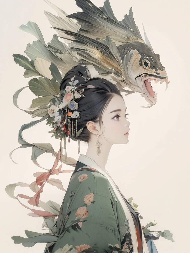 (8K, best quality, masterpiece),watercolor (medium), 1girl, {Practical, original photo, Ultra-fine transparent, image, (Influenced by Yoshitaka Amano's style:1.6)}, Practical Light, Delicate skin, (Beautiful slim woman, 25 years old, Court Knight:1.5), Thin legs, Fine particles, Long white hair, Detailed fingers, Thin, Ecstasy expression, Dynamic and sexy pose, (Huge breasts:1.4), (Long skirt, Long red cape, boots:1.2),(Arcadia, Flower Storm, Many flowers:1.8), Unobscured,Beautiful scenery, (Flowers, Wind and Moon:1.5).