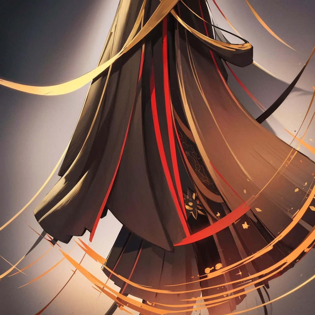 Black Background。Black, red and gold are the base colors for the characters.。Anime painting。Low angle detail drawing。Draw a detailed face。Draw hands in detail。Draw long pants in detail。Draw the dress in detail。Woman's head with horse ears。Cute beautiful girl running。Drawing long hair in detail。Draw a large tiara in detail。smile。Glasses。