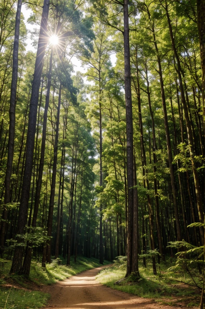 Adas with jewels in a forest 
