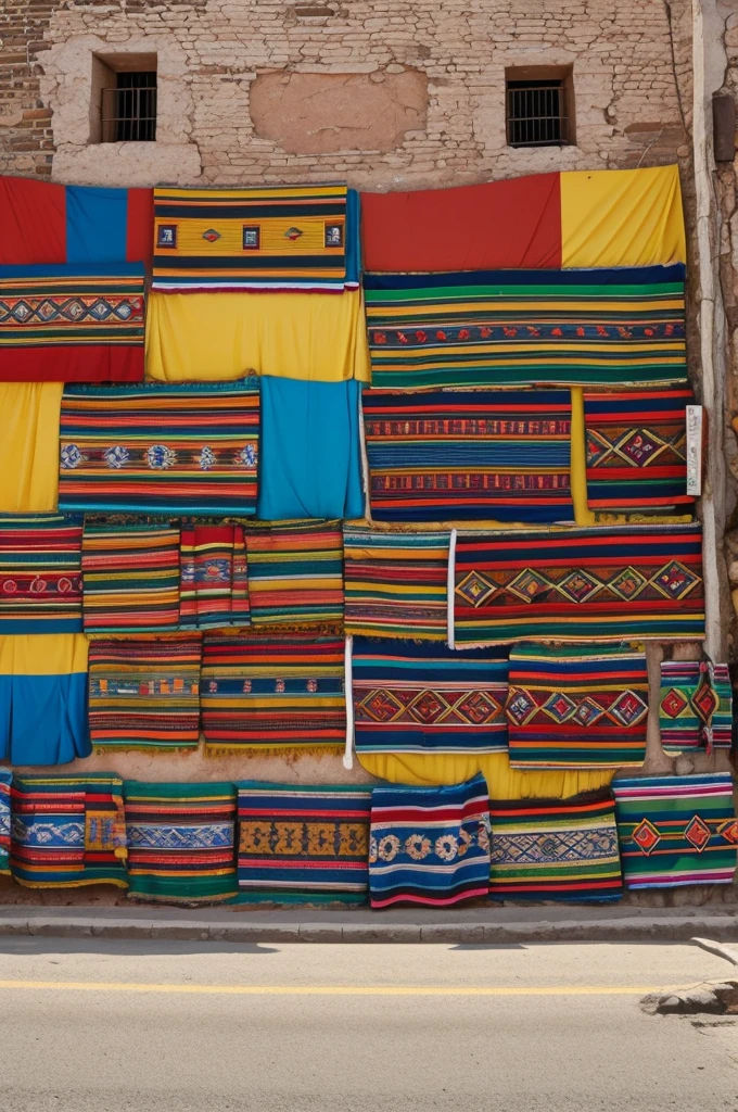 A wall of Peruvian Hispanic cultures
