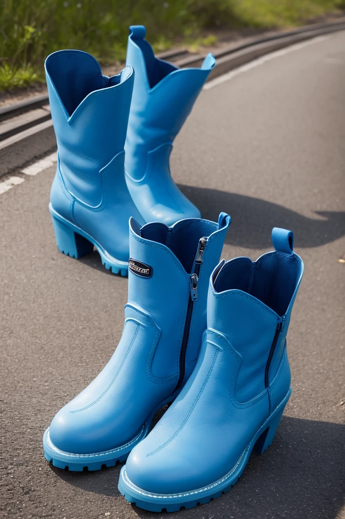 blue boot