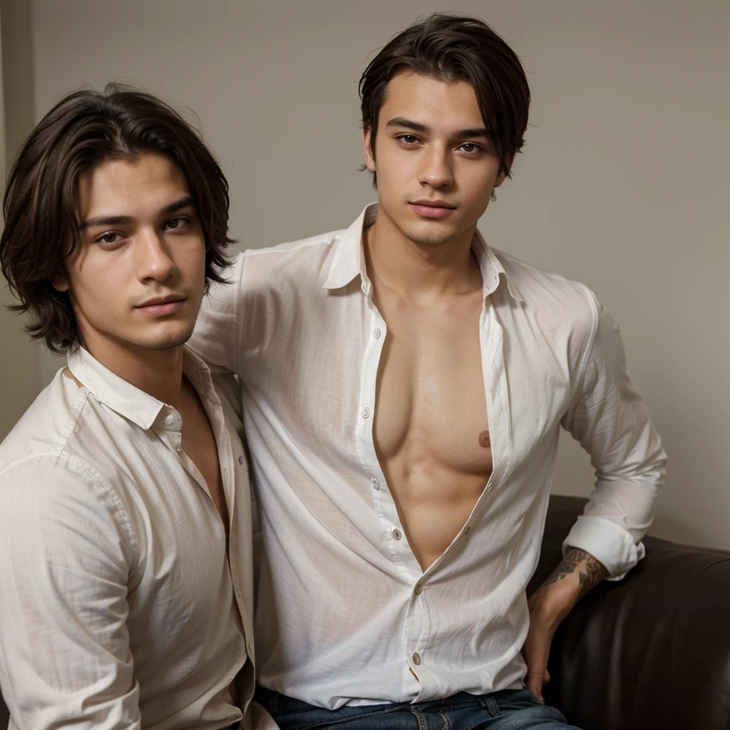 jolie homme, francais, brun, 20 ans, photos pour cv, photos professionnel, realiste, chemise
