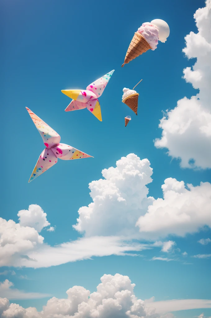 1 flying ice cream