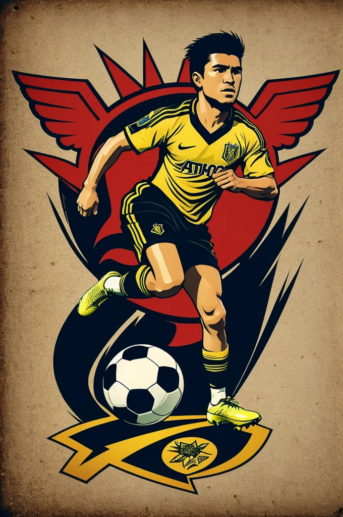 Soccer logo where an Apache shines
