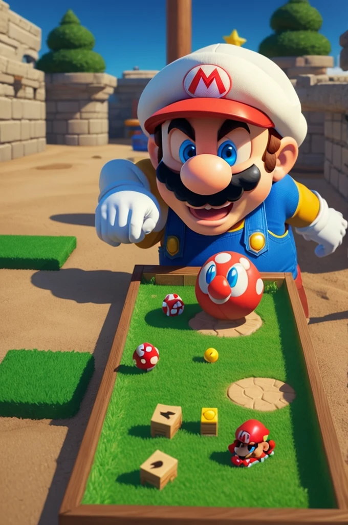 Play Mario in real life in the game