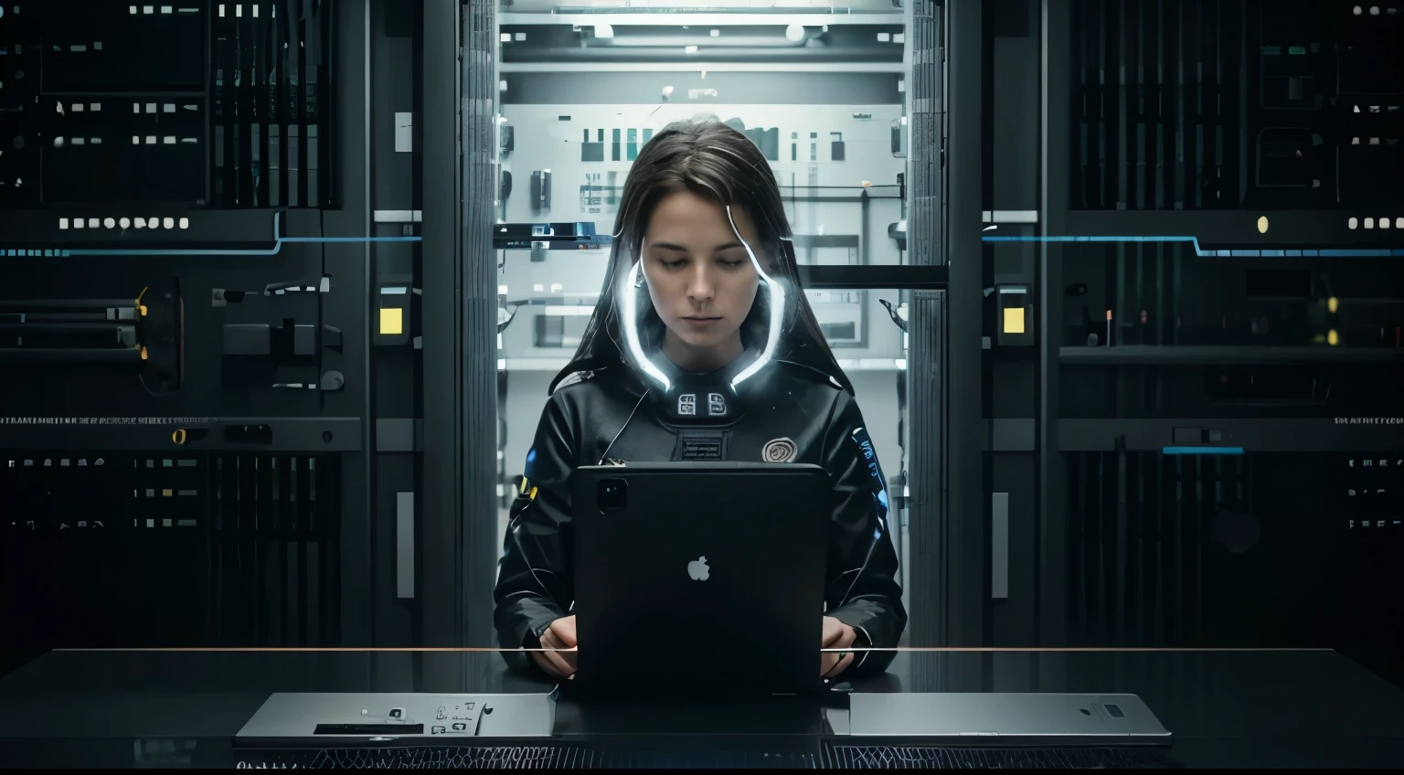Visualize the idea of encryption and data protection in a digital world through an artistic composition.