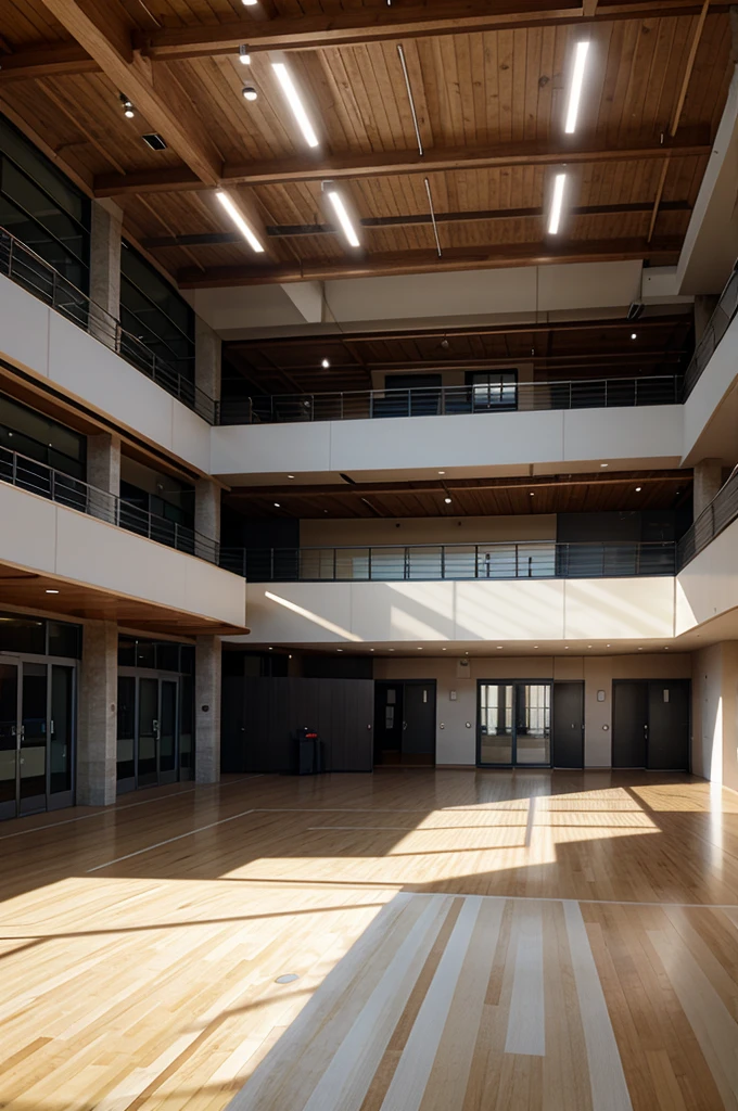creates a sports center for architecture students