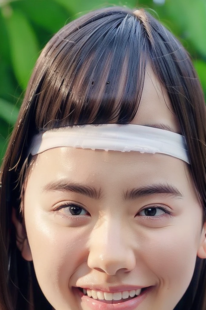 (Light brown medium hair), ((topless)), Look at the viewers, Young Face、
