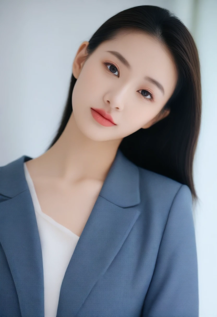 beautiful indonesian girl, ((8 )) ((perfect body anatomy)), ((very small breasts size)), ((high ponytail)), nude pose, bitch pose, naked pose, on rape pose, Very cute like a baby faceiece, top-quality, 8K, in the office's room, UHD