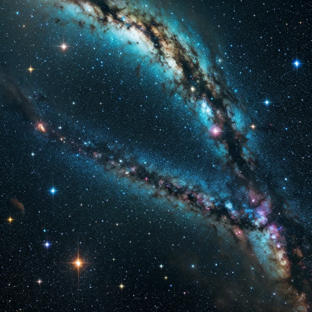Create an extremely realistic and detailed image of a galaxy, as if it were a photograph taken by a high-definition telescope. The galaxy should feature a mix of vibrant colors, with clearly defined spiral arms filled with bright stars, colorful nebulas, and gas clouds. In the center of the image, include a detailed ship, such as a futuristic sailing ship, floating in space. The ship should have an intricate design, with translucent sails and complex structures, illuminated by the surrounding stars. The image should capture the vastness and beauty of the cosmos, combining elements of science fiction with astronomical reality in an impressive way.