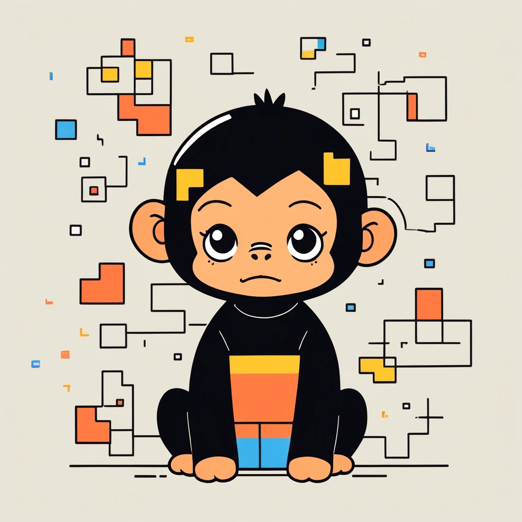cute little chimpanzee