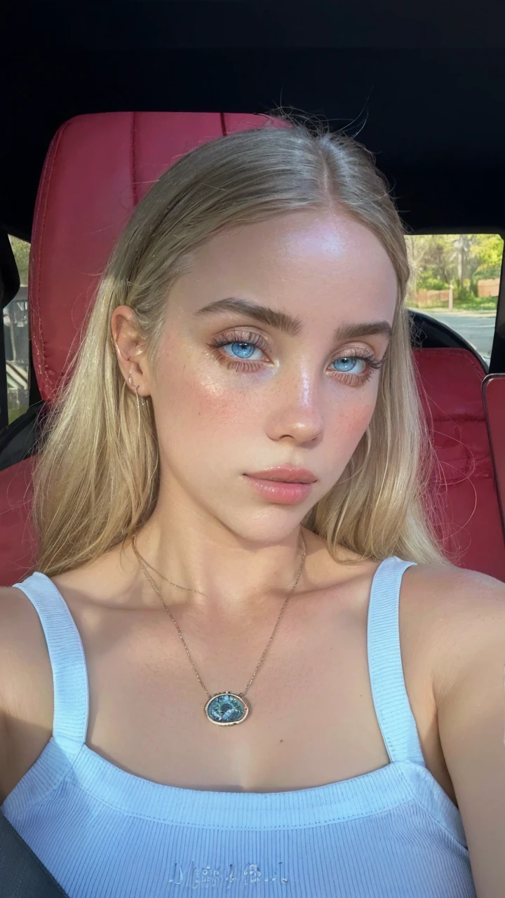 a beautiful girl with pink dress, detailed face, close-up upper body, (best quality, 8k, ultra high resolution, realistic skin texture, film grain, realism, masterpiece), selfie angle, original photo, sapphire blue eyes, long eyelashes, glowing skin, natural lighting, warm color tones, intricate details, photographic, cinematic