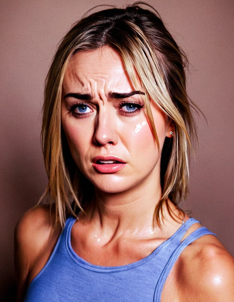 YouTube thumbnail, of a high school girl,crying