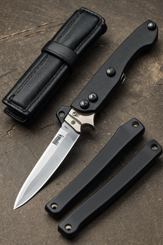 Tactical knife made from a bicycle brake lever