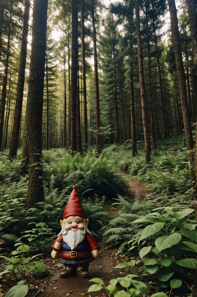 Gnome in the forest
