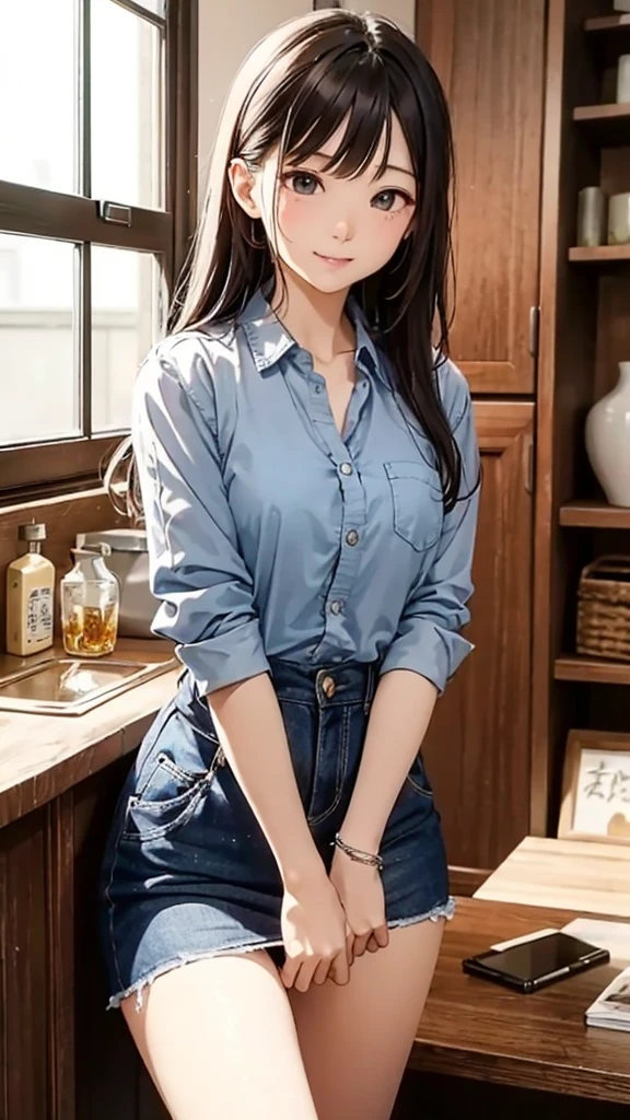 Alcanevi, 白いドレスを着たミディアムショートのピンク髪のwoman, woman'Face, Unreal Engine Character Art, Portraiture、Pause