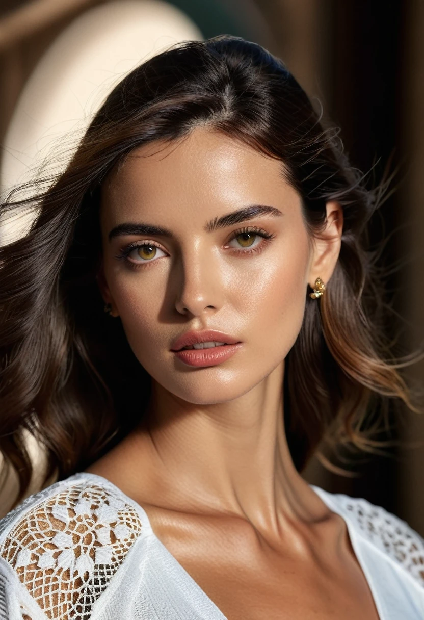 high-resolution photo of a Spanish fashion supermodel, photorealistic, UHD, optimal photography, natural lighting, shot on a Sony A&III --ar 1:2
