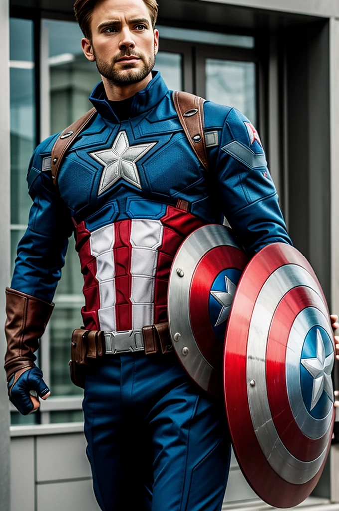 Bestimenta with captain america jacket