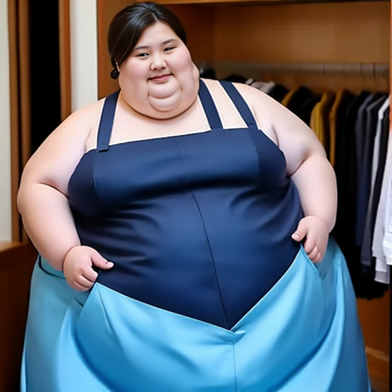 Extremely morbidly obese female tailor