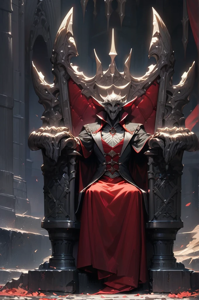((Best quality)), ((masterpiece)), (detailed), Dracula's throne