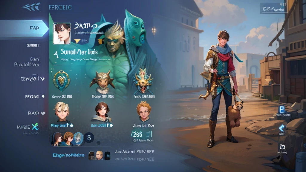 Best quality, masterpiece, detailed skin texture, detailed clothes texture, detailed face, super detail, 8k, intricate detail, 1 man handsome, blue eyes, light brown hair, carrying a monkey, gun in hand, make a theme like ,The color doesn't change, , extream detail for face,very clear facial details, details and textures on clothes, beautify the face ,texture on clothing ,focus the effect on the standing person object , perfect the details on the face
