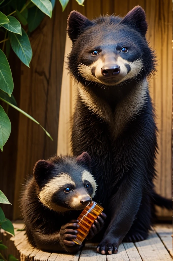 image of an echo septum with a honey badger