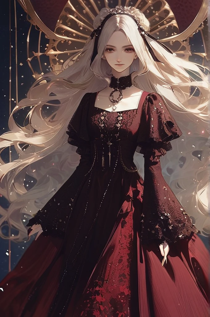 ((Лучшее качество)), ((шедевр)), (подробный), The red Gothic sea