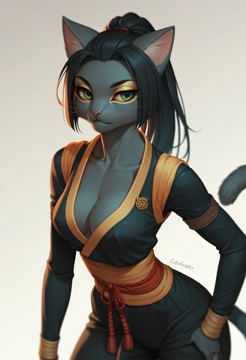 ((ultra quality)), ((chedevr)), Khajiit Girl, Japanese, ninja, anthro cat, fluffy cat, ((long beautiful black hair)), ((there are only cat ears, no others)), ((There is a cat'short fluffy tail on the back)), ((Facial cleanliness)), Beautiful cute face, beautiful female lips, Charming beauty, ((seductive facial expression)), looks at the camera, closing my eyes slightly, ((skin color black like a panther)), ((skin color black)), Body highlights, ((detailed beautiful female eyes)), ((black eyes)), beautiful female hands, ((ideal female figure)), ideal female body shapes, Beautiful waist, Big hips, ((Slim and beautiful)), strictly worth it ((face close up)), ((одежда ninja, sexy ninja clothes, sexy cleavage), Background: 19th century Japan, Traditional Japanese House, ((depth of field)), ((clear high quality image)), ((clear details)), ((very detailed)), realistic, Professional photo shoot, ((Clear Focus)), ((cartoon)), Anime, NFV, fabulous, ultra clarity, 4K, excellent quality, high detail, close-вверх, bare chest, , cum on face, sex oral dick oral, The human penis, Zoophilia, cute sucks dick, the cat sucks gently, caresses with tongue, sperm dripping from mouth, balls dick, balls shaved, big dick, juicy dick, touches eggs with hands, plays with eggs, tits naked, Nipples