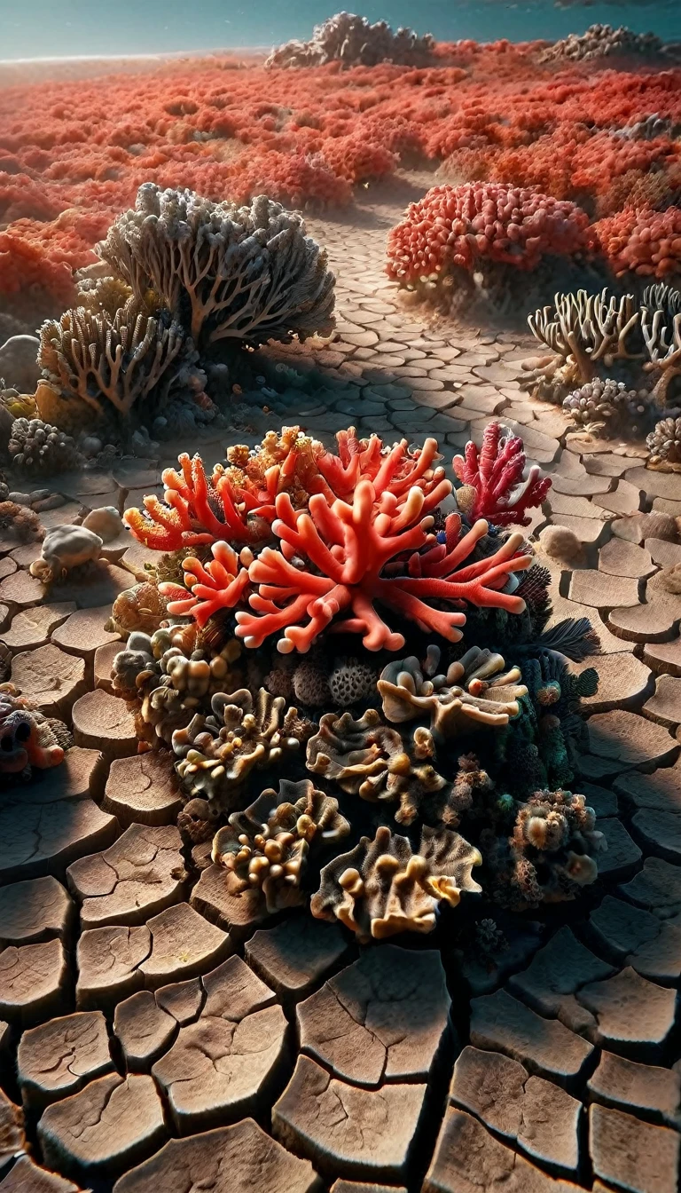 cinematic photo of a coral reef ais-prchd 