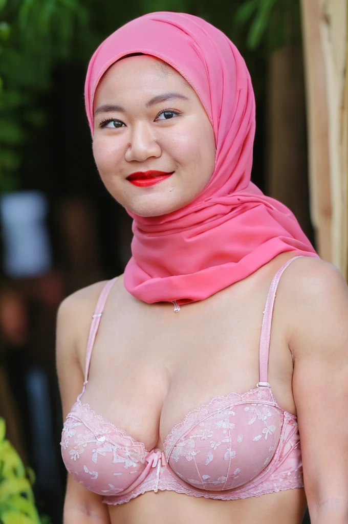 ((Lace)), (Happy smile), (((HIJAB MALAY GIRL))), masutepiece, High quality, UHD 32K, Realistic face, Realistic skin feeling , A Japanese Lady, 58 years old matured lady, , Very cute and baby-like face, (((FLAT CHEST))), (Night time at forest), ((look In front  at the camera and SADNESS)), (((BROWN FLUORESCENT))), (((CUTE GIRL))), ((BROWN FLUORESCENT LIPS)), ((Floral Pattern)) little wearing strapless bra, strapless colorful bra, dark night background , black forest night, horror scary place, (huge saggy breast), ((HEAVY HUGE BREASTS)), (from behind up) seductive pose