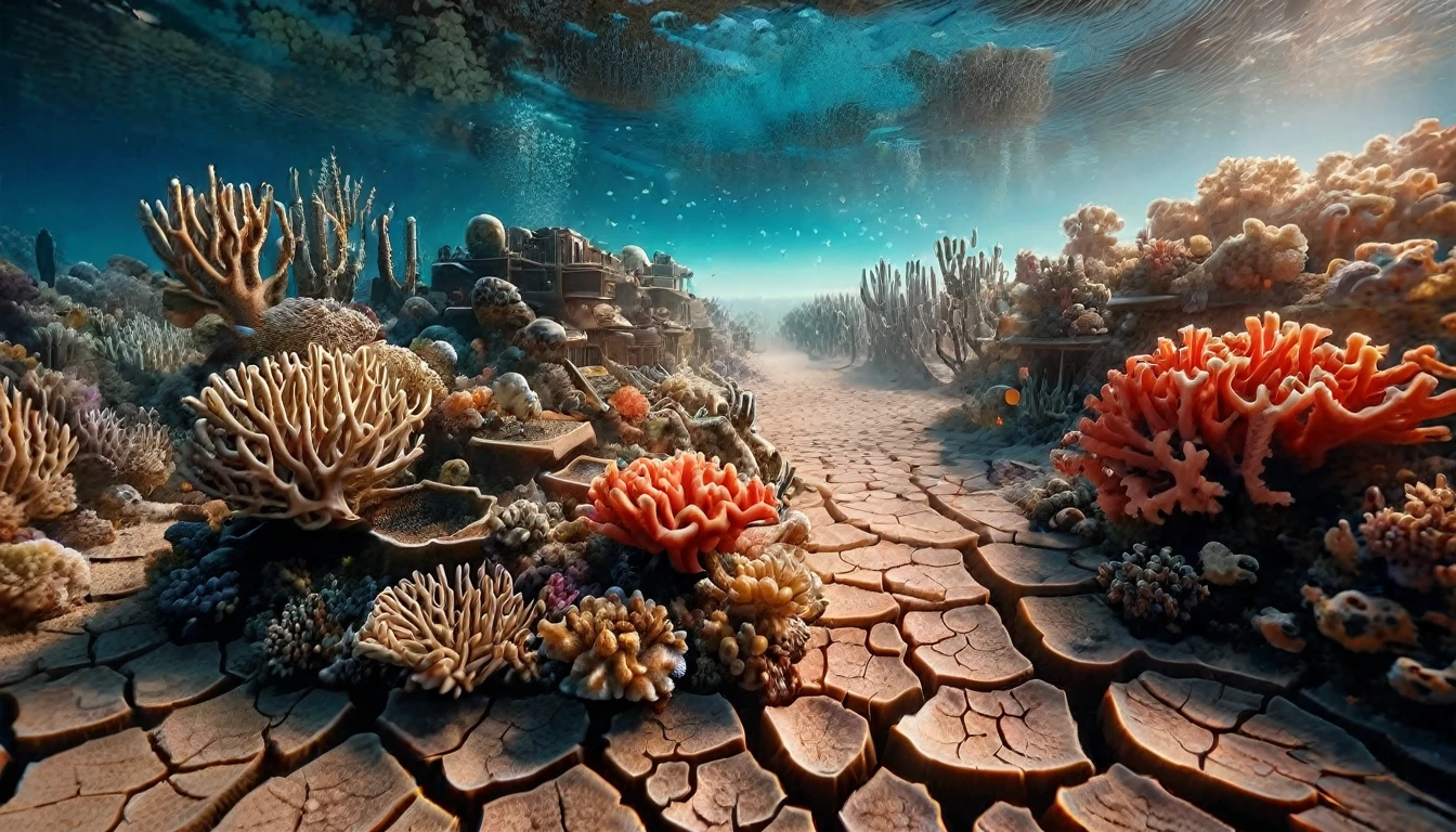 cinematic photo of a coral reef ais-prchd 