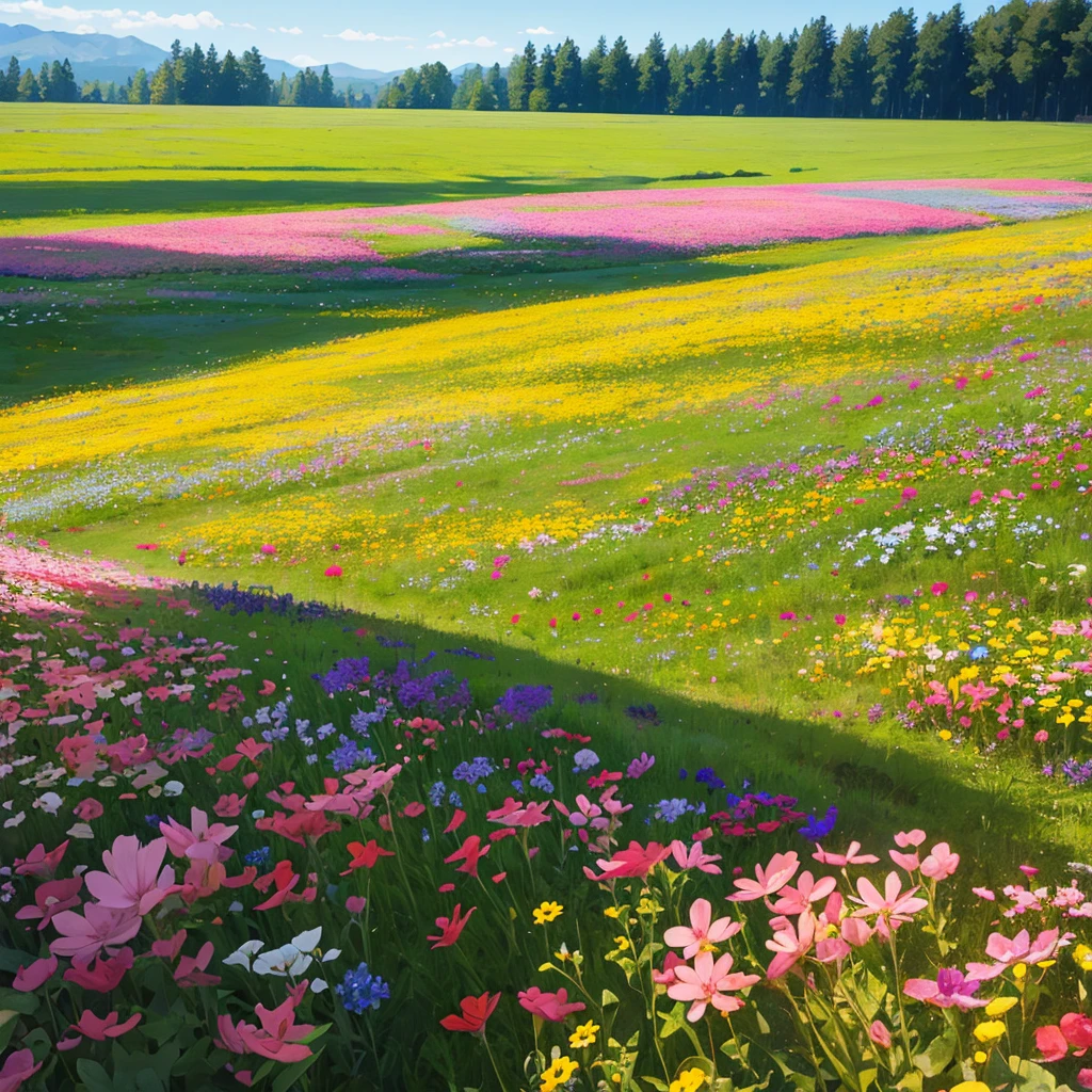 Wildflower field