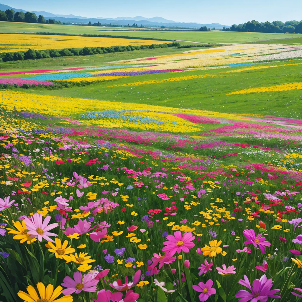 Wildflower field
